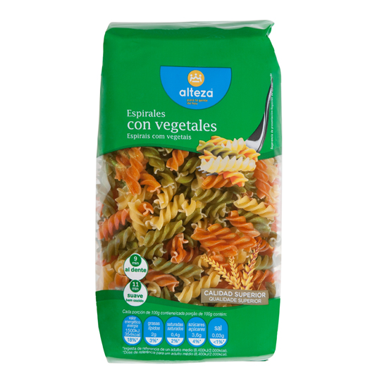ESPIRALES VEGETALES, 500G ALTEZA