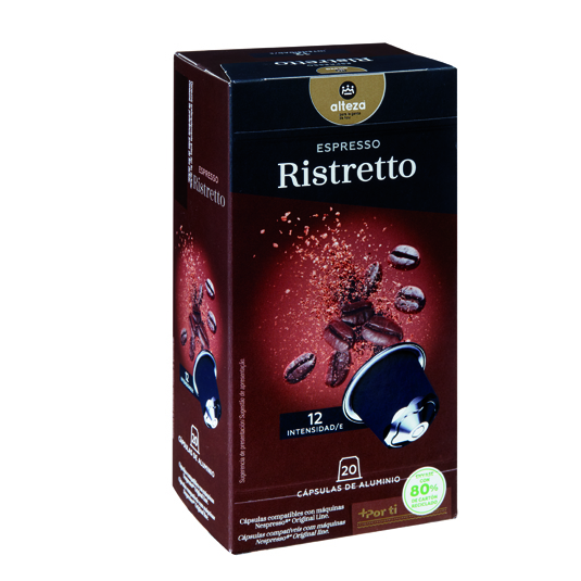 CAPSULAS CAFE RISTRETTO, 20 CAPS ALTEZA