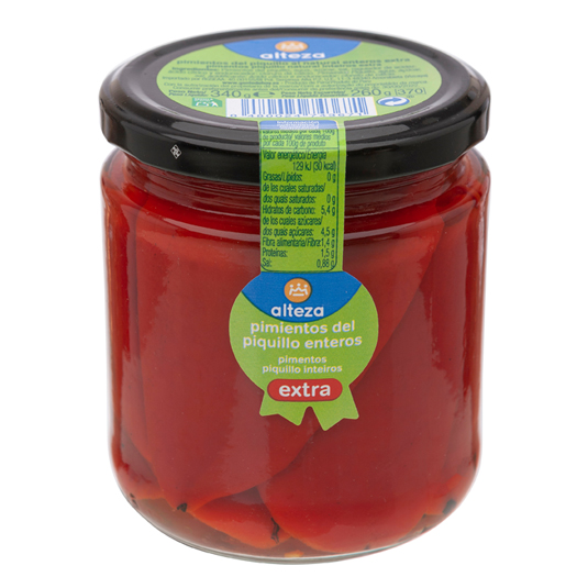 PIMIENTO PIQUILLO ENTERO, 260G ALTEZA