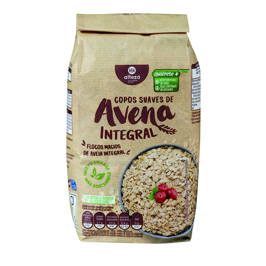COPOS DE AVENA INTEGRAL, 500G ALTEZA