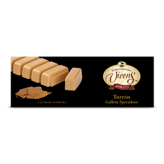 TURRON CON GALLETA, 150G VICENS