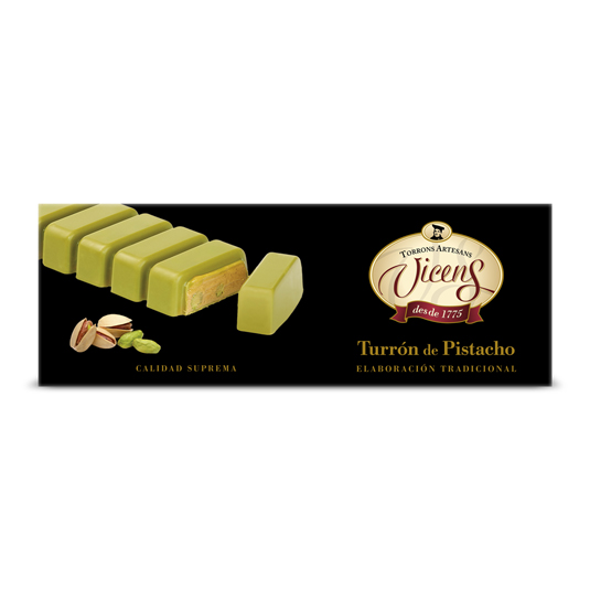 TURRON DE PISTACHO, 150G VICENS