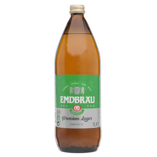 CERVEZA, BOTELLA 1L EMDBRAU