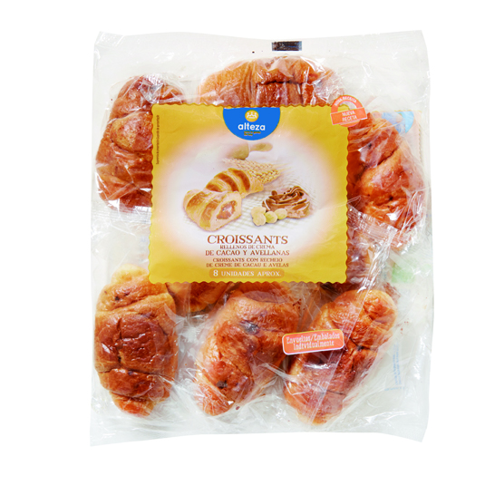 CROISSANTS RELLENOS CHOCOLATE, 360G ALTEZA