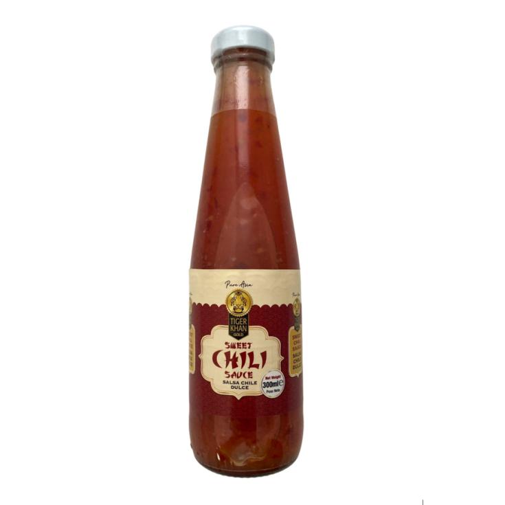 SALSA DULCE CON CHILI, 300ML TIGER KHAN