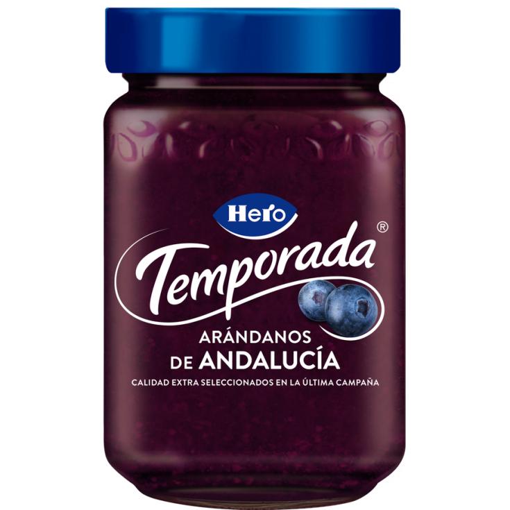 MERMELADA DE ARANDANOS TEMPORADA, 350GR HERO