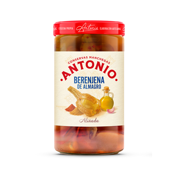 BERENJENA ALIÑADA, 170GR ANTONIO