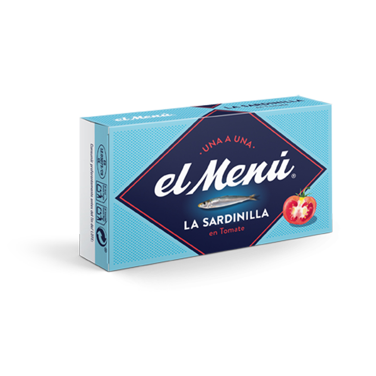 SARDINILLA CON TOMATE, 65GR EL MENÚ