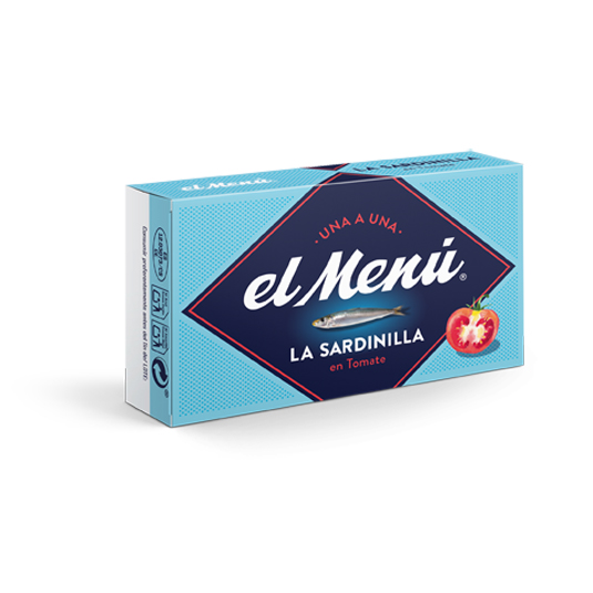 SARDINILLA CON TOMATE, 65GR EL MENÚ