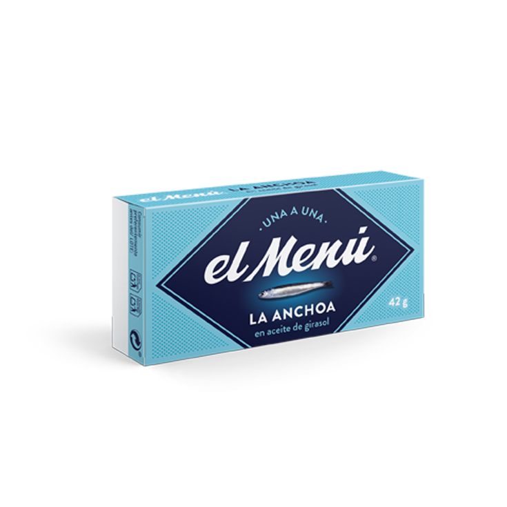 ANCHOAS EN ACEITE VEGETAL, 29G EL MENÚ