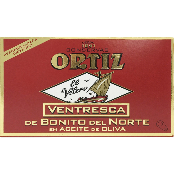 VENTRESCA DE BONITO DEL NORTE, 80G CONSERVAS ORTIZ