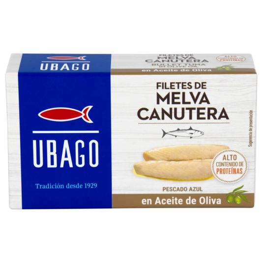 MELVA CANUTERA EN ACEITE DE OLIVA, 85G UBAGO