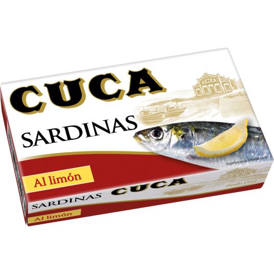 SARDINAS AL LIMON, 85G CUCA