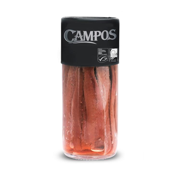 ANCHOAS CANTABRICO ACEITE OLIVA, 60G CAMPOS