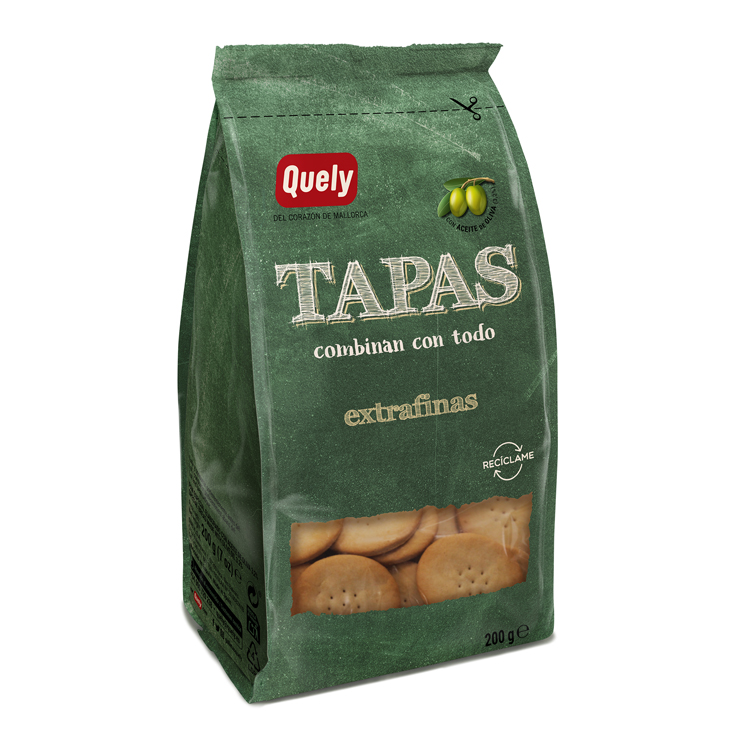 TAPAS EXTRA FINAS EN ACEITE OLIVA, 200GR QUELY