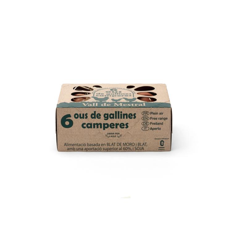 HUEVOS CAMPEROS, ESTUCHE 6UND VALL DE MESTRAL