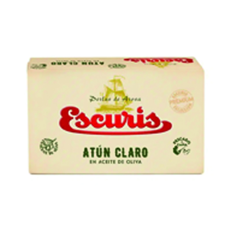 ATUN CLARO EN ACEITE DE OLIVA, 81G ESCURIS