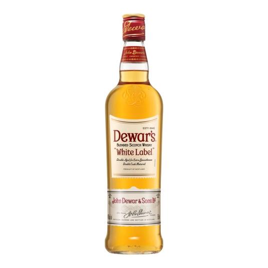 WHISKY WHITE LABEL SCOTCH, 70CL DEWARS