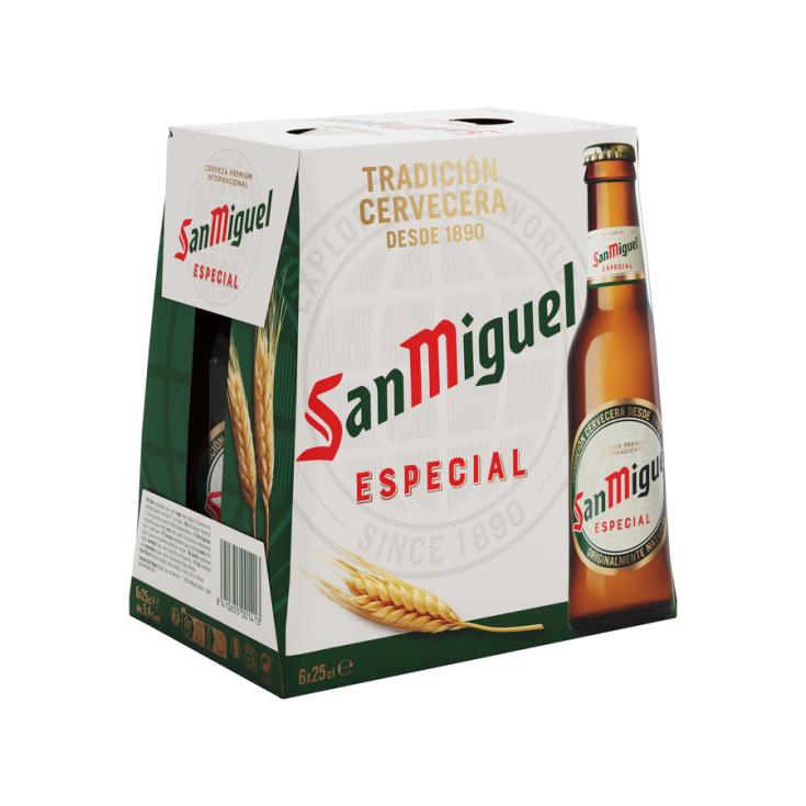 CERVEZA, 6X250ML SAN MIGUEL