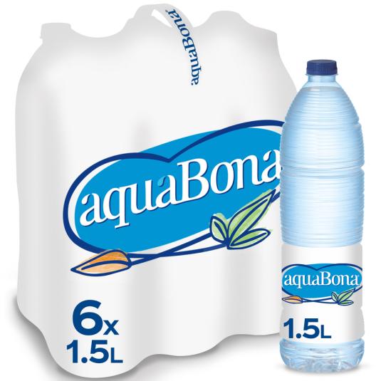 AGUA MINERAL SIN GAS, 1,5L AQUABONA