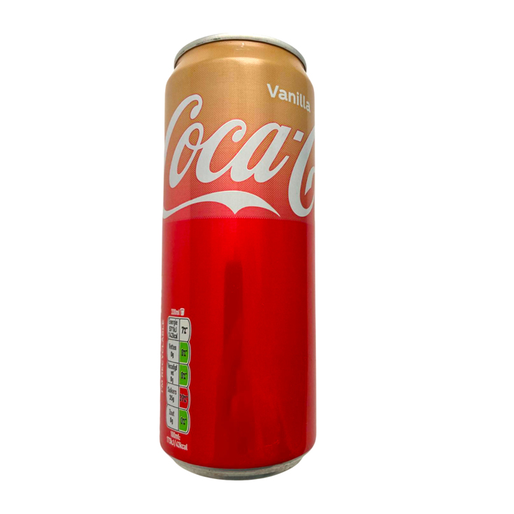 REFRESCO DE COLA SABOR VAINILLA, 330ML COCA COLA