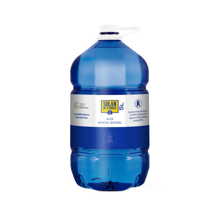 AGUA MINERAL, 5L SOLAN DE CABRAS 
