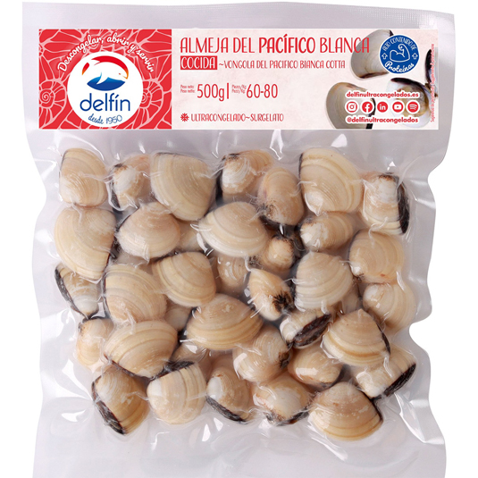 ALMEJA BLANCA COCIDA DELFIN