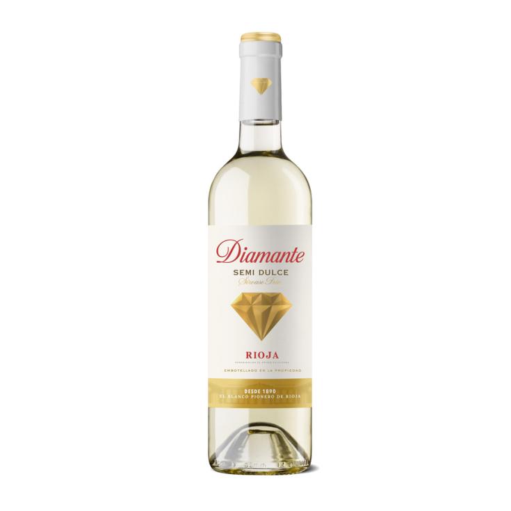 VINO BLANCO SEMI DULCE D.O.RIOJA, 750ML DIAMANTE
