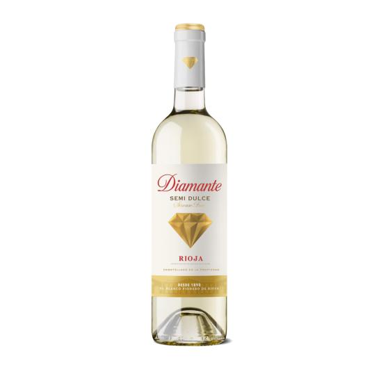 VINO BLANCO SEMI DULCE D.O.RIOJA, 750ML DIAMANTE