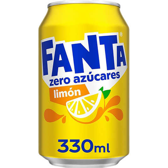 REFRESCO DE LIMON ZERO, 330ML FANTA