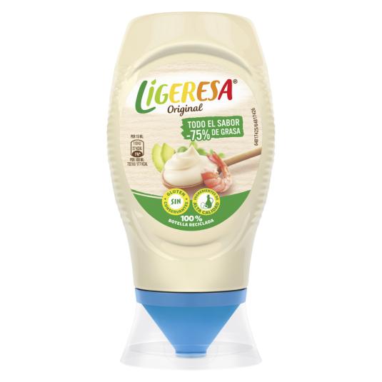 MAYONESA BOCAABAJO, 250ML LIGERESA