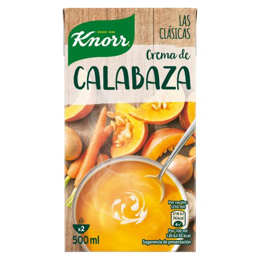 CREMA DE CALABAZA, 500ML KNORR