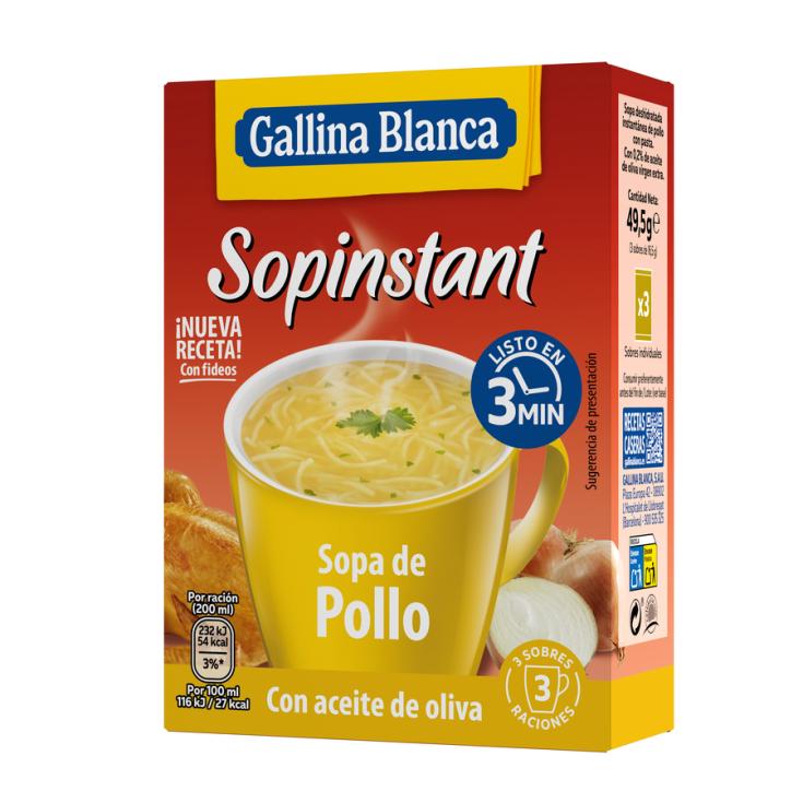 SOPA DE POLLO SOPINSTANT GALLINA BLANCA