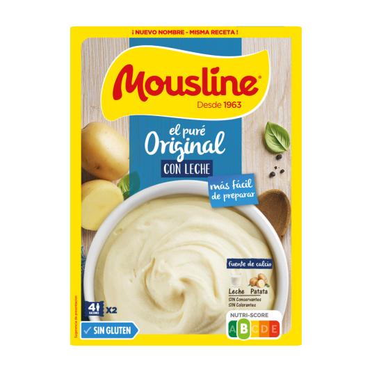 PURE DE PATATA CON LECHE, 230G MOUSLINE