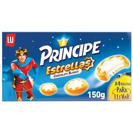 ESTRELLAS DE CHOCOLATE BLANCO, 150G PRINCIPE