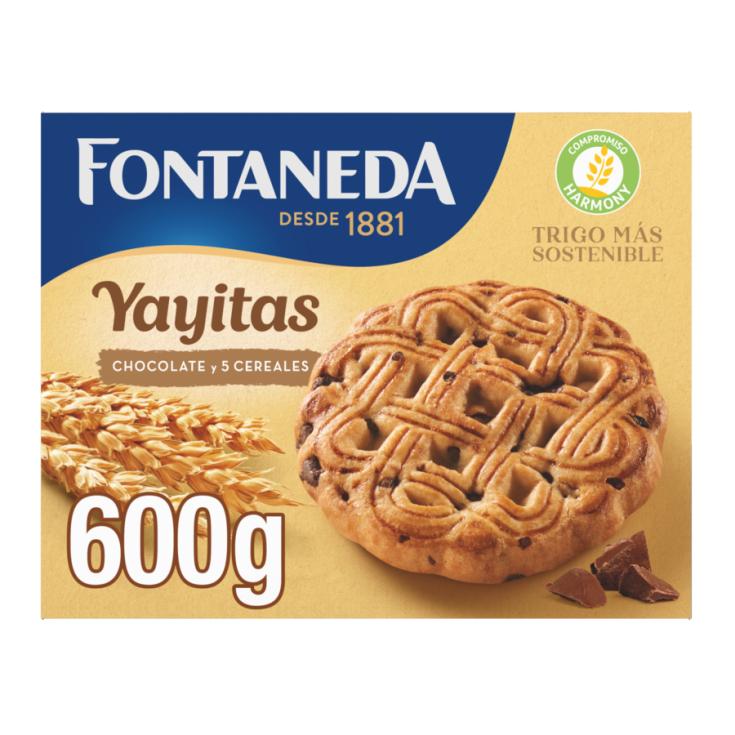 GALLETAS YAYITAS CON CHOCOLATE, 600G FONTANEDA