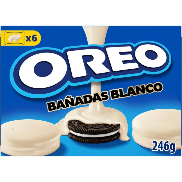GALLETAS BAÑADAS EN CHOCOLATE BLANCO, 248G OREO