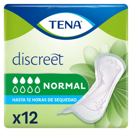 COMPRESA DE INCONTINENCIA NORMAL, 12ud