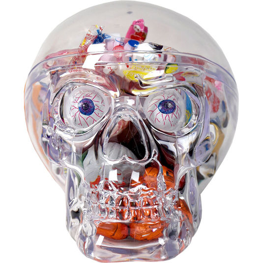 CALAVERA DE CRISTAL HALLOWEEN, 86G MIGUELAÑEZ
