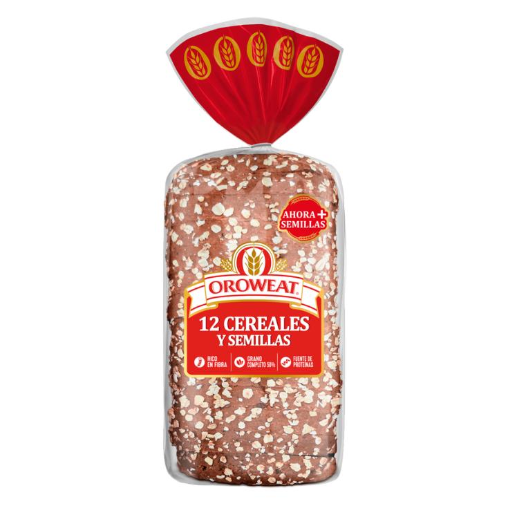 PAN 12 SEMILLAS Y CEREALES, 550G OROWEAT