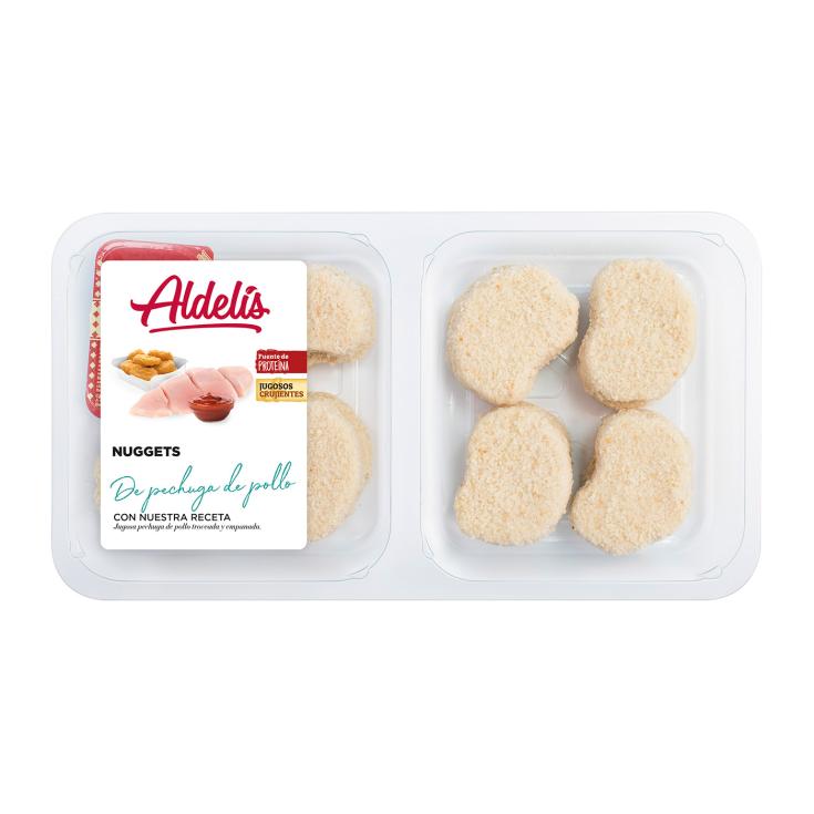 NUGGETS POLLO BANDEJA, 320G ALDELIS