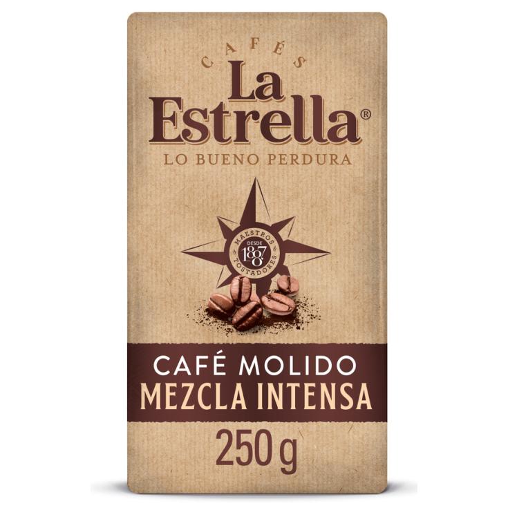 CAFE MOLIDO MEZCLA, 250GR LA ESTRELLA