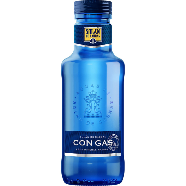 AGUA CON GAS, 33CL SOLAN DE CABRAS 