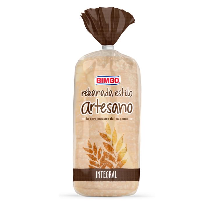 PAN ARTESANO INTEGRAL, 500G BIMBO