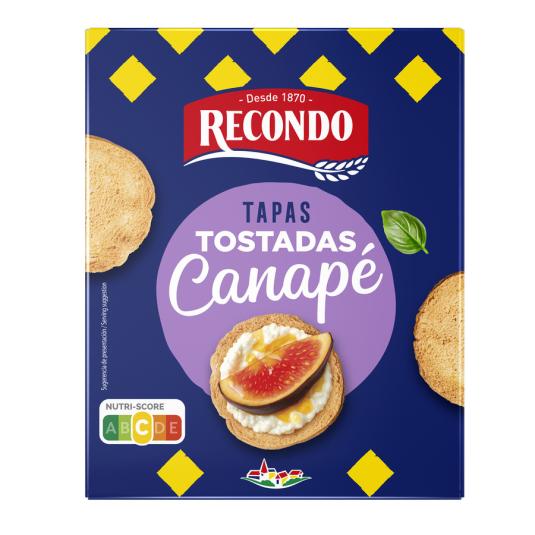TOSTADA CANAPE REDONDO, 110GR RECONDO