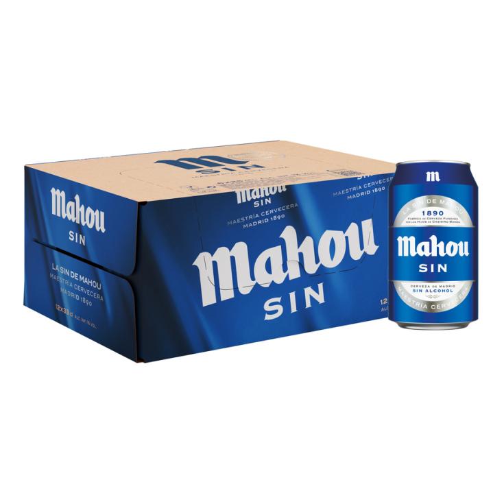 CERVEZA SIN ALCOHOL, 12X330ML MAHOU