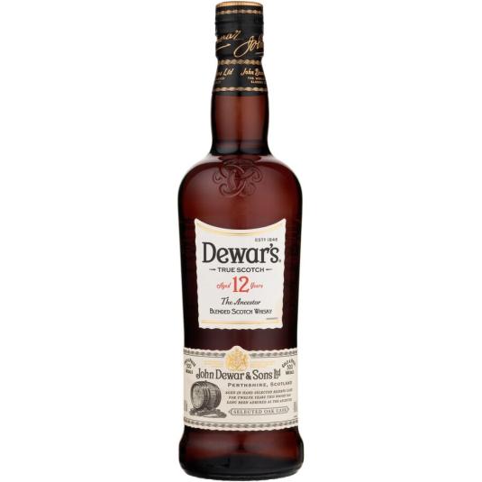 WHISKY ESCOCÉS 12 AÑOS, 70CL DEWARS
