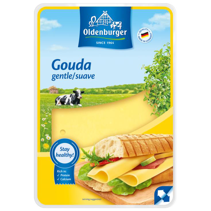 QUESO GOUDA LONCHAS , 200G OLDENBURGER