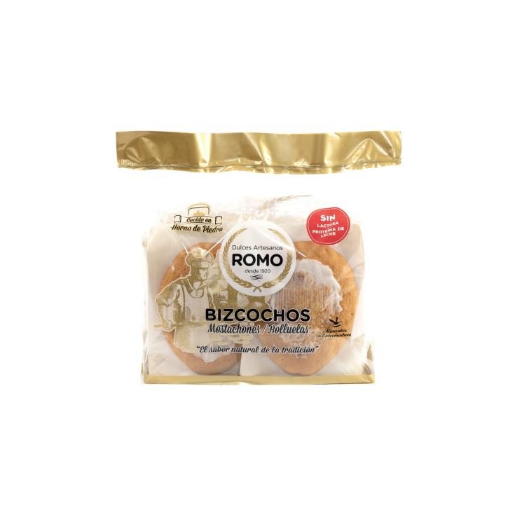 BIZCOCHO MOSTACHON, 245GR ROMO