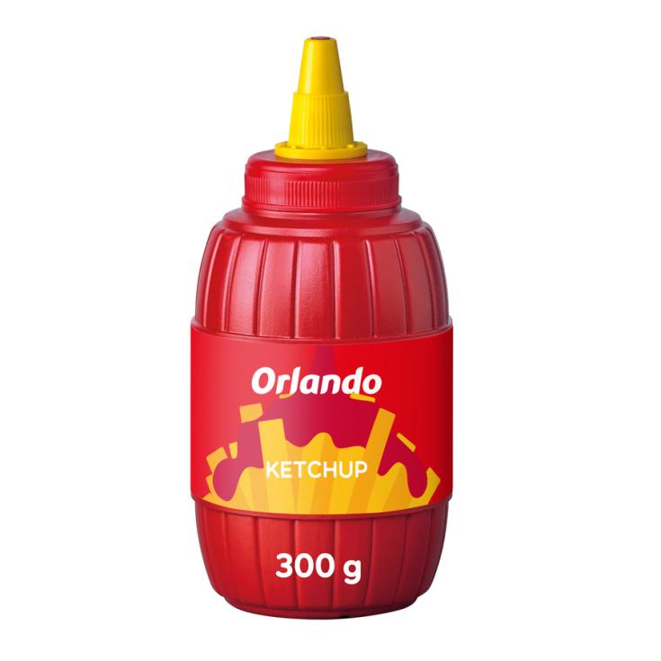  KETCHUP BARRIL, 300G ORLANDO